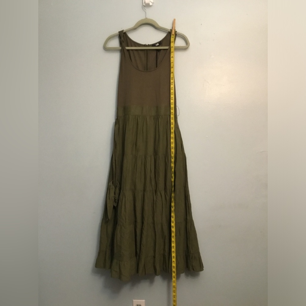 PAIGE Olive Backless Maxi Dress - Picture 9 of 16